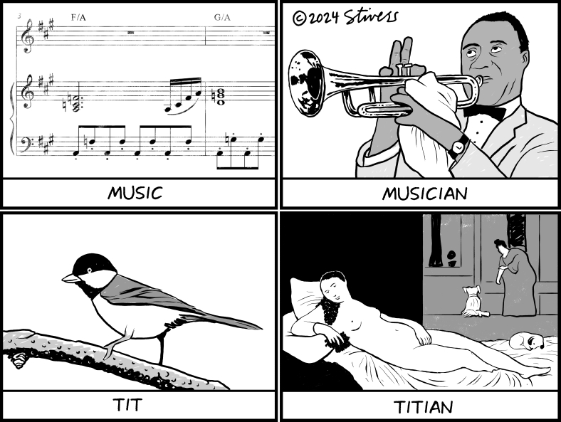 Music, musician. Tit, Titian